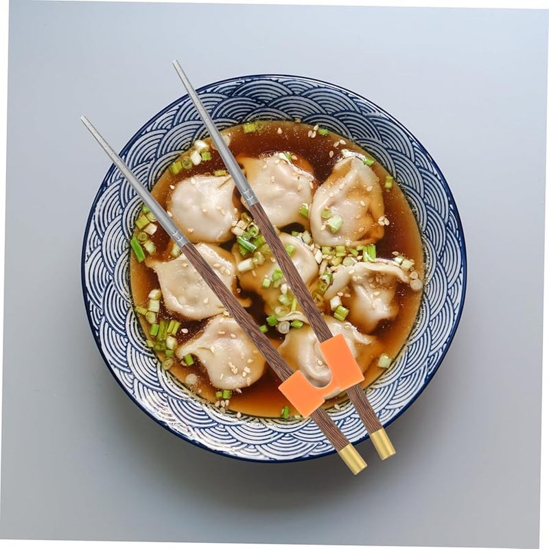 6Pcs Reusable Chopstick Training Clips For Beginners Adults Slip Design Lightweight Portable - Image 4